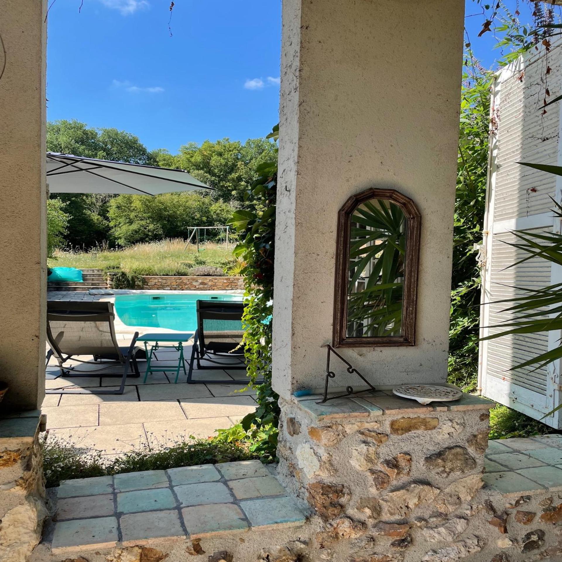 Les Bertaulieres Bed and Breakfast Bossay-sur-Claise Eksteriør billede