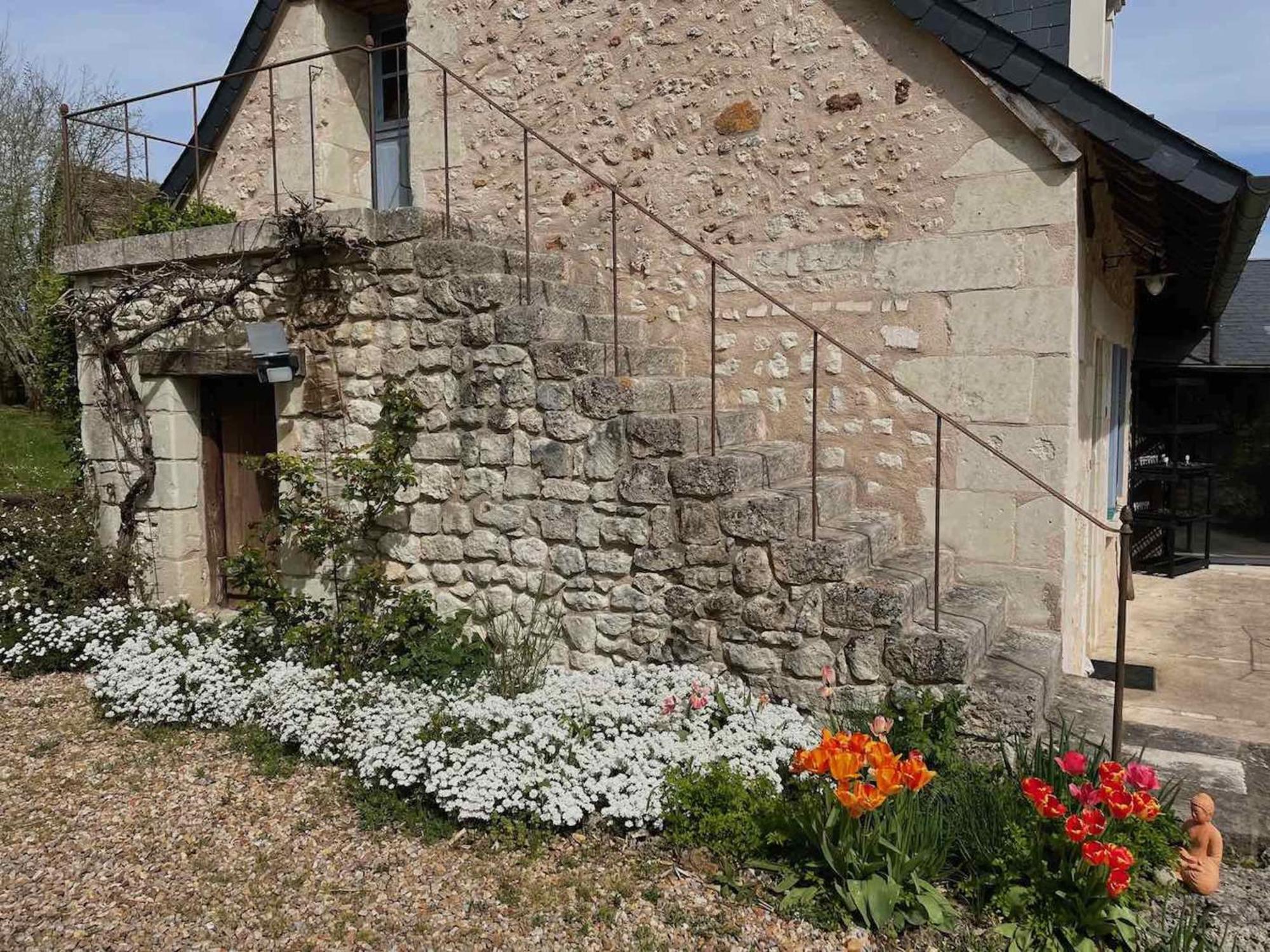Les Bertaulieres Bed and Breakfast Bossay-sur-Claise Værelse billede